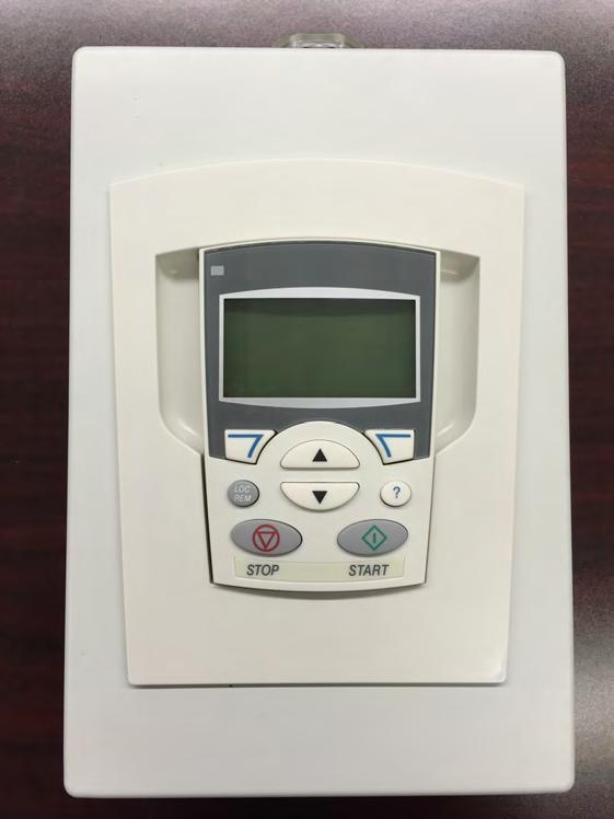 Remote Keypad option ships from GFY with a 15 FT CAT6 data cable allowing the keypad to be mounted approximately 15 FT below the VFD Controller. Max CAT6 data cable length is 150 FT.