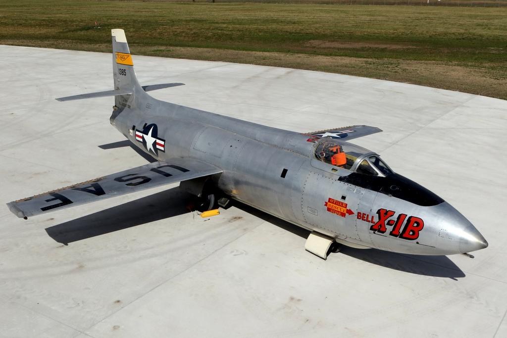 The X-1B made its first powered flight in October 1954.