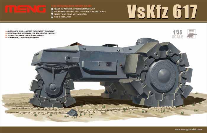 IPMS Seattle Chapter Newsletter Page 1 German VsKfz 617 Minenraumer by Eric Christianson, IPMS # 42218 Scale: 1/35 Company: MENG Price: $79.