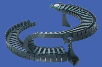 twisterchain advantages Selection table e-chains for circular and spiral movements up to 360 available from stock (up to 540 upon request) Series Inner height Inner width Outer width Outer height