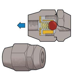 Basic Air Brake System Air is pumped by the compressor (1) to the wet reservoir (5), which is protected from over pressurization by a safety valve (4).