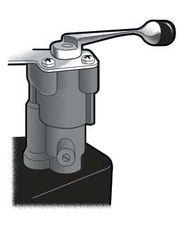 This valve will permit air to flow from the source that is supplying the higher application pressures.