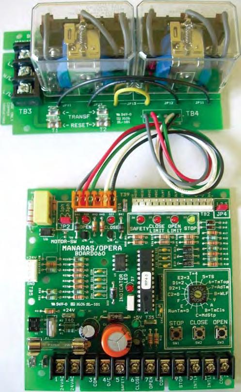 Symptoms & Solutions ECB BOARD060 Troubleshooting an operator with an ECB is easier since the LEDs provided on the circuit board help to bring a better diagnostic while finding faults.