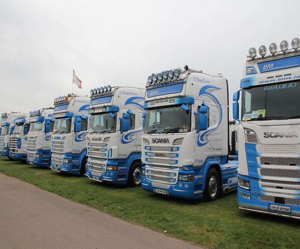 Showcase Exhibition Space Showcase your fleet by booking reserved truck space at all of the