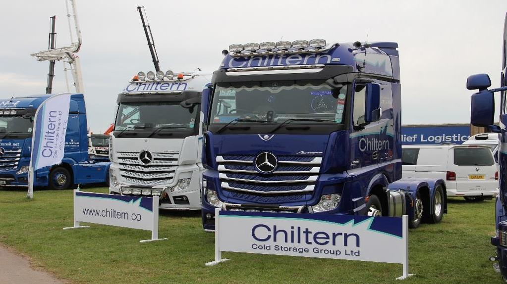 with the haulage and logistics carriers All vehicles booked in online by the Truckfest Team Taken