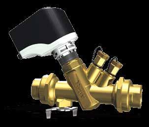 ½ -1½ - Pressure Independent ontrol Valve - Modulating control valve, dynamic balancing valve and differential pressure control valve in one body.