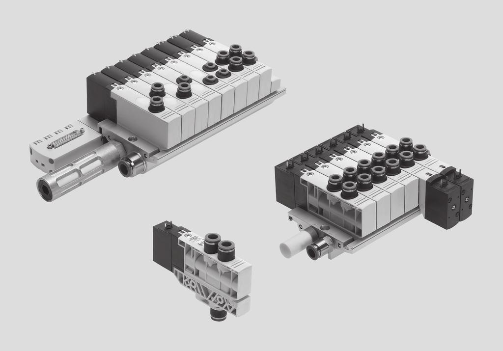 Solenoid valves VUVB/valve terminals VTUB Key features Innovative Versatile Reliable Easy to mount Valve terminal for a wide range of pneumatic applications Standardised from the individual valve to