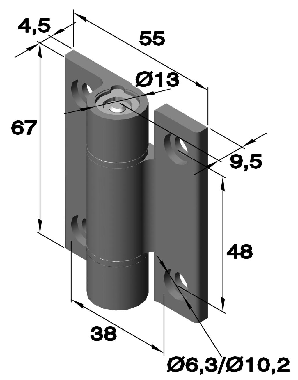 Free running hinge see chapter Hinges Spring hinge see chapter Spring hinges hinge see chapter
