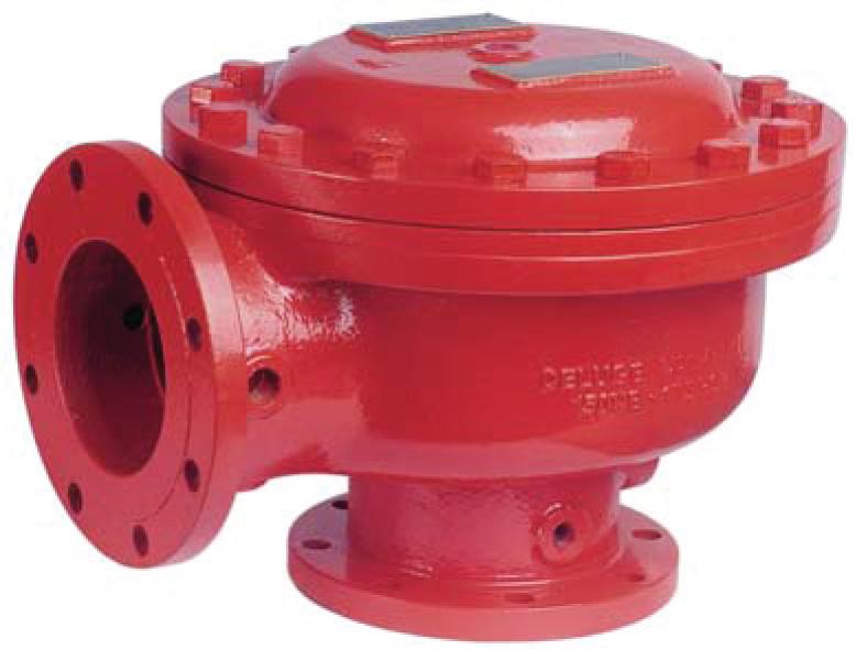 DELUGE VALVE MODEL: SD-DVA TECHNICAL DATA : NOMINAL SIZE MATERIAL MAXIMUM SERVICE PRESSURE 200, 150, 100, 80 & 50NB Cast Iron 12 Bar (175 PSI) THREADED OPENING MOUNTING FACTORY HYDROSTATIC TEST
