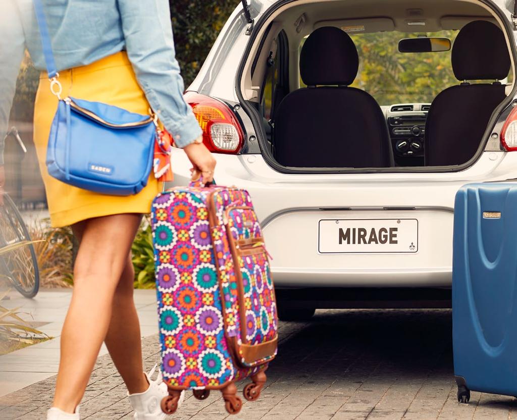 Designed for life in one day your mirage can be a taxi, a cargo carrier, a superb little run-around, even an oasis of calm in a busy city.