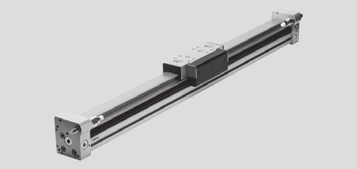 Linear Actuators DGC-GF, with Plain-bearing Guide Metric Series Technical Data Technical Data Materials Guide rail, slide, end caps, cylinder barrel: Anodized aluminum Piston seal, sealing band/cover