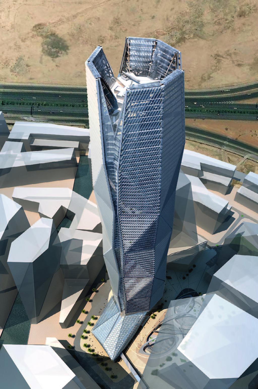 The new administrative office is not only the tallest skyscraper in the country - the construction project which received large international investments is also the tallest building in the world
