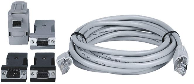 CANopen communication bus connection PLC Connection type 1 SUB-D connector 2 CANopen cable standard Via spring terminal (CN1) Connector IP20 Cable Connector type Bended at 90 SUB-D Type of cable
