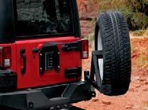 The front bumper features a tubular grille guard, "Jeep" badge, and is also available with integrated Winch mount and production Fog Lamp mounting provisions.