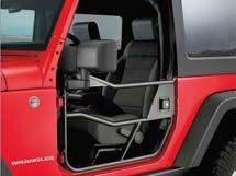 0 Wrangler 2012 2007 Element Rear Door Enclosure Kits are made of steel and have a foam rubber door to body seal.