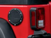 Door; Includes single-piece fuel door with factory style hinge Wrangler 2-Door 2012 2007 C Chrome with Jeep