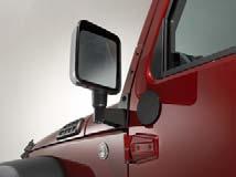 2 EXTERIOR Mirrors - Body Mount Mirror Relocation Brackets allow you to move your factory mirrors from the doors to the body of the vehicle.