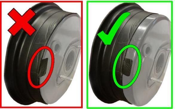 INCORRECT CORRECT Figure 9 Water Shield Tab Location Tabs that extend beyond the front edge and/or wrap around to the front side of brake booster indicates incorrect installation of the water shield.