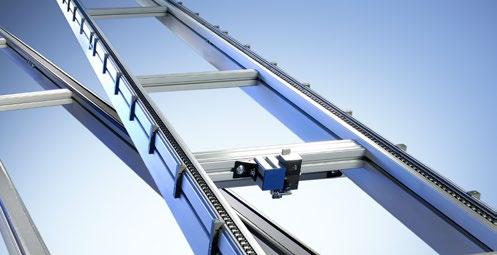 Less strain on the chain and drive means a longer service life for the entire conveyor system.