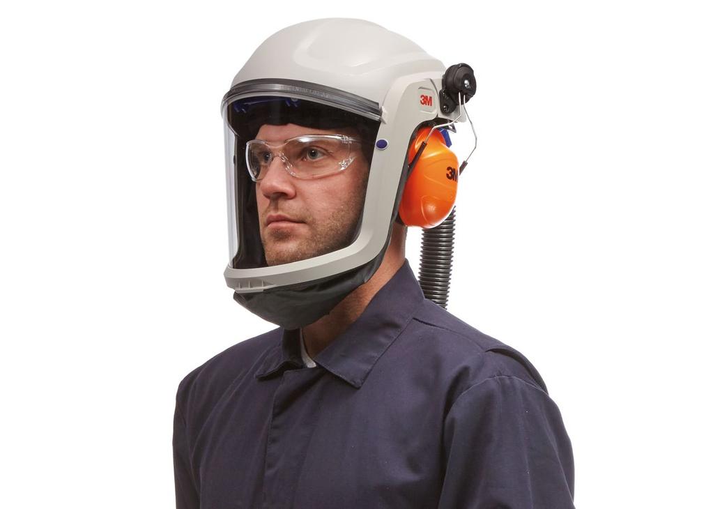 2 Dependable protection, exceptional comfort and ease of use 3M Versaflo M-Series headgear for powered and supplied air respirators are lightweight, compact and easy to maintain while