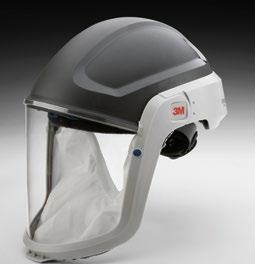 3 3M Versaflo M-Series Faceshields, Hard Hats and Helmets M-200 Respiratory Faceshield Helps provide respiratory (OSHA APF 25) protection, plus limited eye (ANSI Z87.