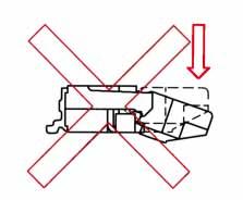 FP insertion area FP/FF conductive traces Stiffener 3) Rotate down the actuator until firmly closed. It is critical that the inserted FP/FF is not moved and remains fully inserted.