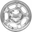 Wheel Features Wheel Availability XLT Lariat A B C 16" 5-Lug Polished Aluminum Wheel with Chrome Hub Cover (16" x 7.