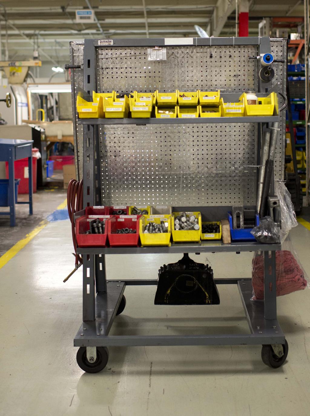 Viking Plastics Our SMED Cart was thought of and designed by our