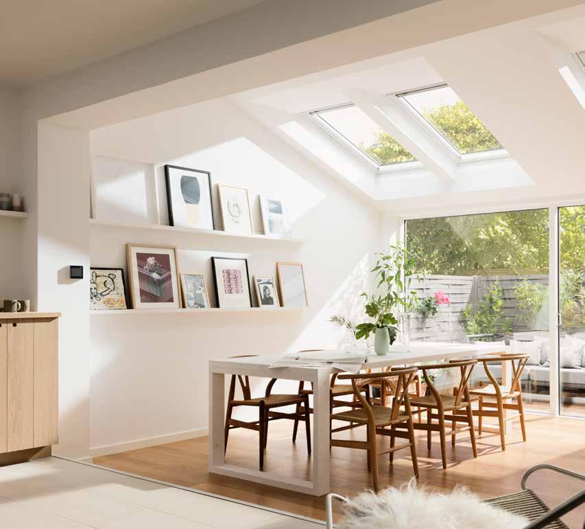 Skylights can deliver 2 times the amount of daylight as vertical windows greatly reducing the need for artificial light and lowering electricity costs.