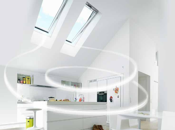 VELUX is more than just a skylight Did you know that a programmable skylight helps to keep your kitchen fresh during and after cooking?