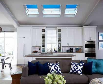 Solution VELUX programmable skylights not only let in natural light, they give you the control to properly air out your home.