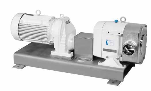 Lobe pumps are true positive displacement pumps, during operation fluid is drawn smoothly into the pump and carried around the outside of the rotors to be