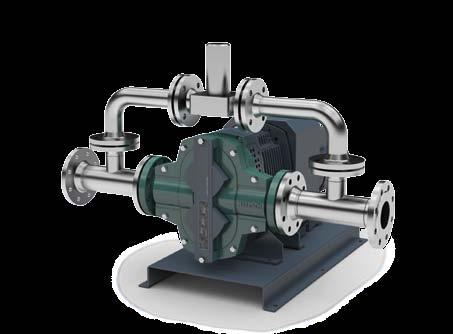 The pressurised flush is required to lubricate the seals, cool the seals and seal area and flush contaminants from the seal chamber.