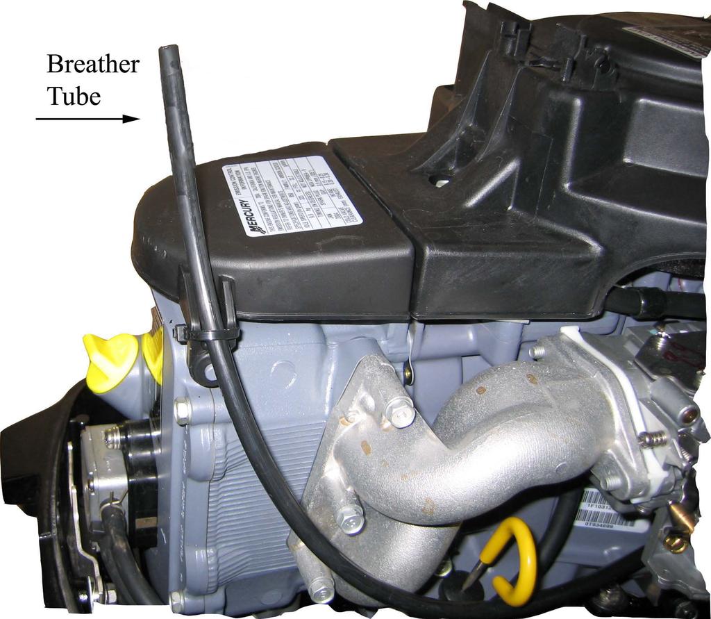 THE BREATHER TUBE The actuator to your motor lift is designed for safe boating use.