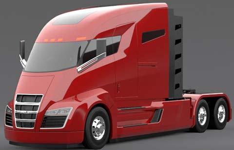 Nikola Motor, Type One and Two Fuel cell range extender class 8 heavy truck for US market Co-operation