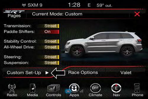 Auto mode is enabled upon ignition on, or by selecting Auto with the Selec-Track switch.