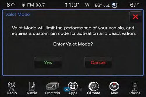 The Shift Light setup screen may only be accessed if the feature is enabled, press the Reset to factory default button on the touchscreen to change back to factory settings, or press the Shift Light