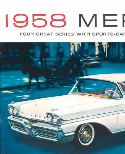 1958 In 1958 Mercury introduced a complete family of revolutionary new