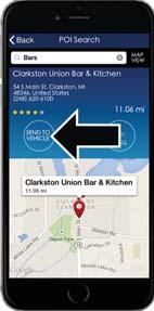 Find Route Button 4. Select your preferred navigation app to route a path to your vehicle.