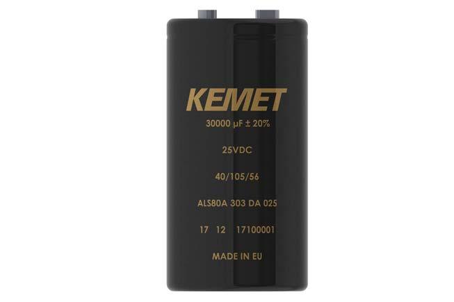 Marking, Tolerance Climatic Category Date of Manufacture, Batch Number KEMET Logo Voltage () Part Number Code
