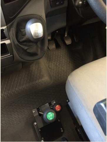 Driving - Transmission Six (6) speed manual transmission Four (4) ratios transfer box = 24 ratios in total Nominal Driving: Highway = 1:1 green lever & 1:1 red lever Forestry Road / Heavy Towing =