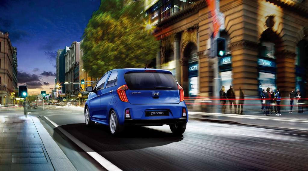The fun is just getting started The Picanto is all about fun.