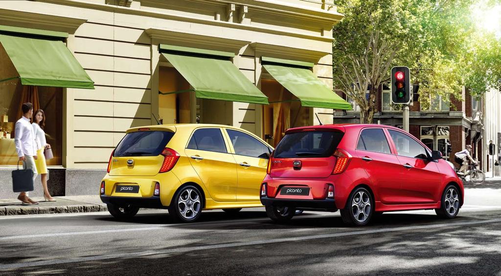 A powerful bond From every side, you can see how the Picanto's fun attitude fits everything you do.
