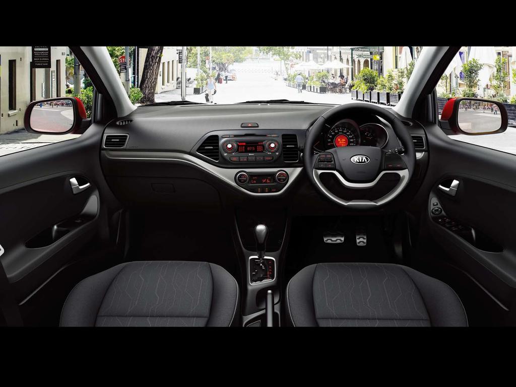 Feel more comfortable and confident Driving the Picanto is more refreshing than ever, with updates to the seat materials, steering