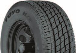 LIGHT TRUCK/SUV 34 ALL-SEASON LIGHT TRUCK TIRE FOR HIGH-TORQUE TOWING APPLICATIONS The Open Country H/T with Tuff Duty is engineered for high torque diesel pickup trucks that tow trailers or