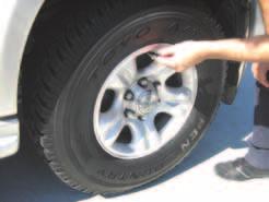 How To Determine Proper Tire Air Pressure For Originally Installed Tires: Look for the manufacturer's recommended air pressure listed on the Tire Information Placard of your vehicle's door edge, door