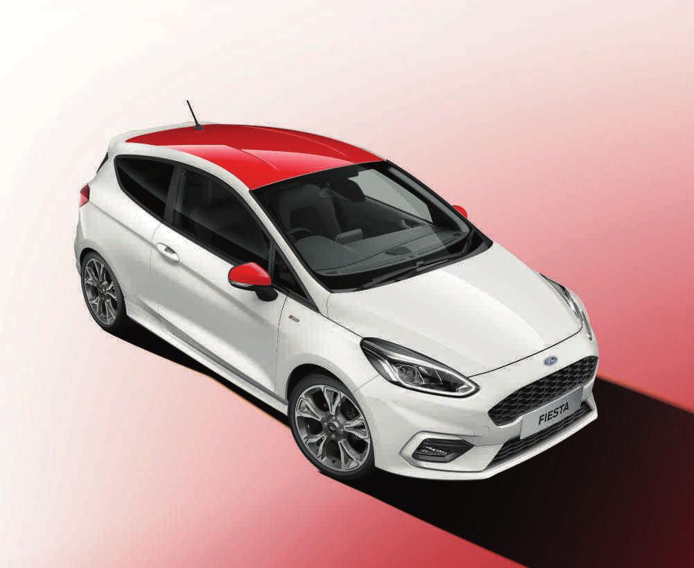 FORD FIESTA Wheels 52 Standard Optional, at extra cost Part of an option pack, at extra cost. *The wheel you choose will be fitted with the tyre size noted, but no choice of tyre brand is available.