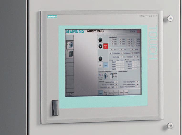 It rapidly communicates with a PLC or process control system via a data network.
