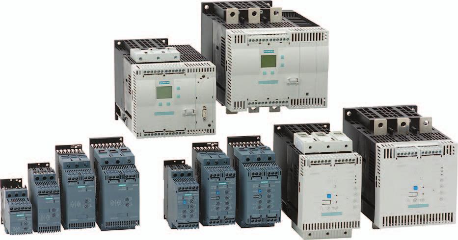 Units Reduced Voltage Soft-Starter (RVSS) Units Siemens soft-start controllers and starters incorporate the latest in solid-state technology to provide precise control in the starting of AC induction