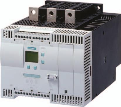 Units SIRIUS 3RW44 In addition to soft starting and soft stopping, the solid-state SIRIUS 3RW44 soft starters provide numerous functions for higher-level requirements.